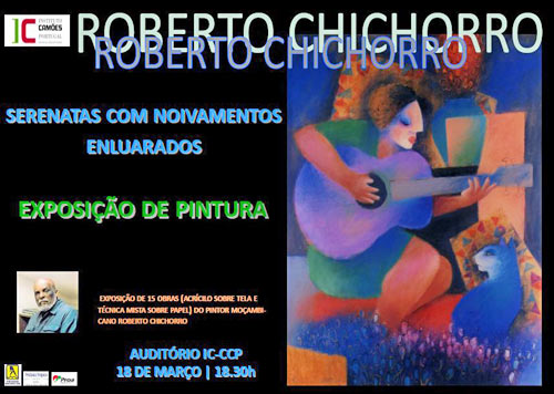 Exposição de pintura de Roberto Chichorro
