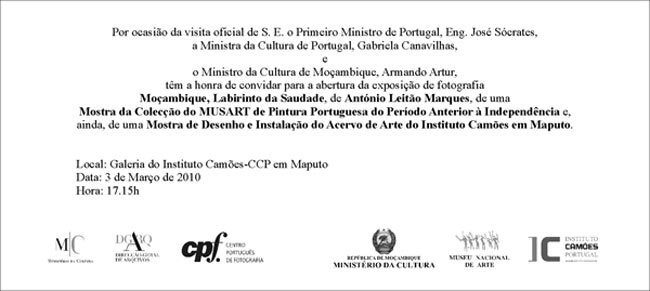 Moçambique, Labirinto da Saudade