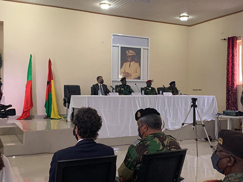 Cerimónia de lançamento do Projeto de Melhoria da Proficiência em Língua Portuguesa para as Forças Armadas da Guiné-Bissau